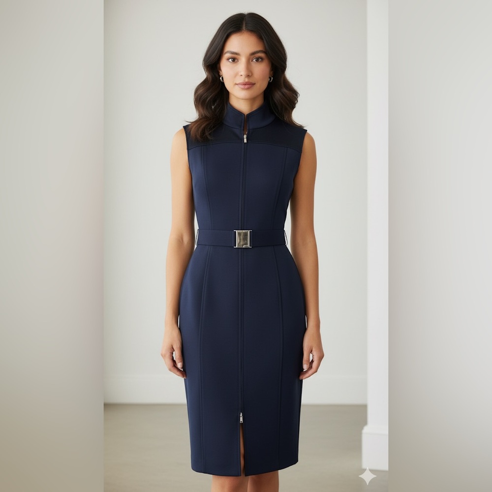 Tommy Hilfiger Navy blue Midi Dress